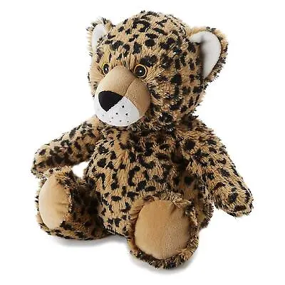 Warmies Leopard Plush Heatable Microwavable Soft Heat Toy Bedtime Warmer Gift • £19.49