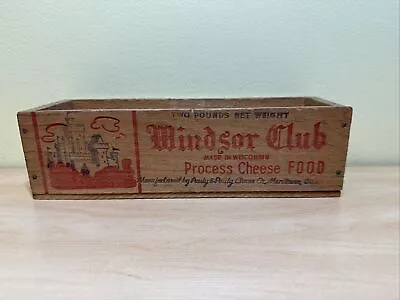 Windsor Club Wooden Cheese Box Small Wisconsin 2LBS Pasteurized • $9.90