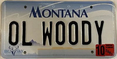 Vanity OLD WOODY MERCURY WAGON WOODROW License Plate Woodpecker Elwood Haywood • $84.99