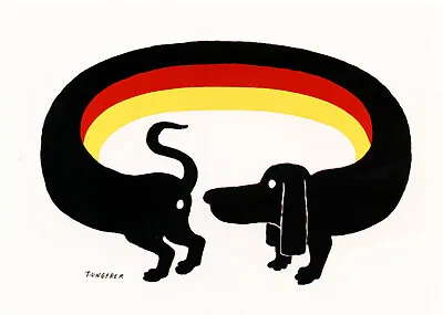 Tomi Ungerer Project Flag Show Plakat-Multiple East Meets West • $37.94