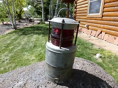 Wilcox Crittenden Lantern Red Globe • $55