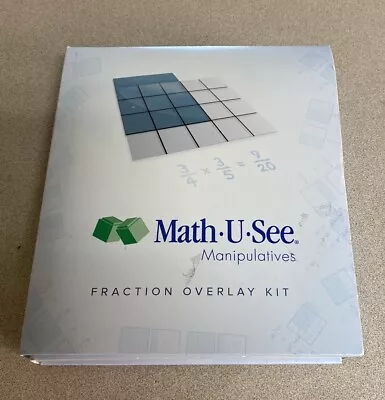 Math U See Fraction Overlay Kit - MUS - Homeschool Manipulatives • $30