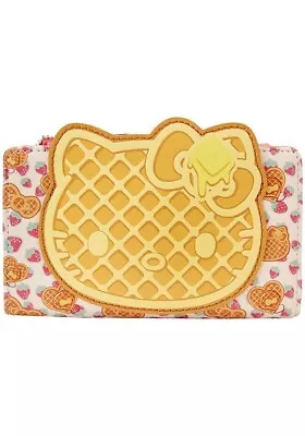 LOUNGEFLY Hello Kitty: Breakfast Waffle | FLAP WALLET* Genuine AUS Seller • $86.95