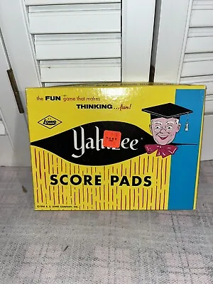 Vintage Original Yahtzee Score Pads 100 Sheets 4 Pads In Box E. S. Lowe Company • $8
