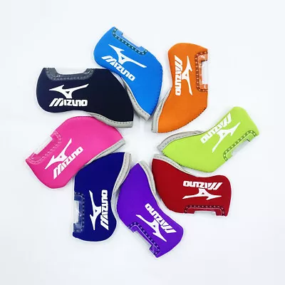 10pcs Neoprene Golf Club Iron Transparent Protective Head Covers For Mizuno • $13.49