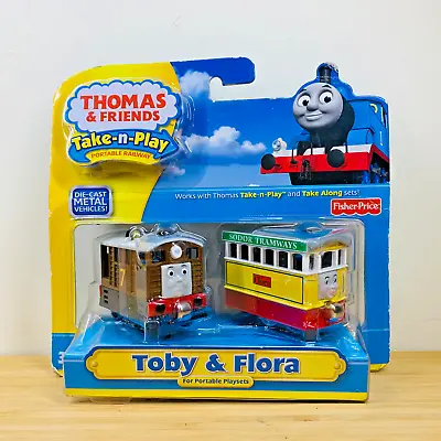 Toby & Flora - Thomas & Friends Take N Play Take Along Diecast Metal Trains • $119.95