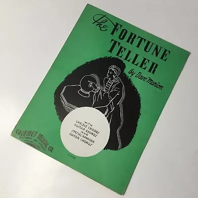 The Fortune Teller Sheet Music 1936 Calumet Co Ukulele Hawaiian Guitar Solo Vtg • $22.99