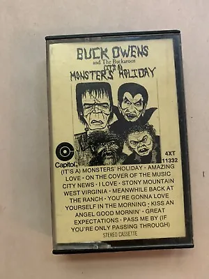 Buck Owens It's A Monsters Holiday Cassette Rare Halloween Vintage Country Retro • $8.55