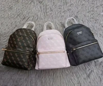 £39.48 • Buy Guess New Backpack Print Double Zip Handle Bag Hot