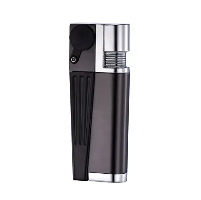 Portable Pipe Lighter Creative Foldable Metal Lighter Pipe Combination Black • $19.99