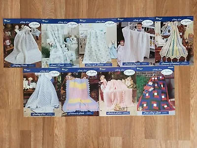 Lot 9 The Needlecraft Shop Afghan Patterns Collectors Series Baby Love • $19.99