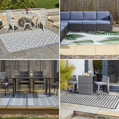 £28.99 • Buy Waterproof Garden Rug Decorative Outdoor Kitchen Mat Carpet Easy Clean Decor