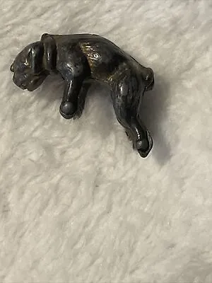 Small Vintage Metal English Bulldog W/Collar Figurine. • $3.50