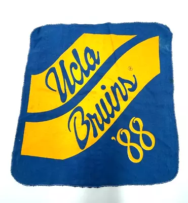 RARE 1988  UCLA BRUINS  BRUIN FOOTBALL FAN TOWEL Blue 14  • $26.23