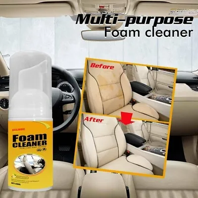 Seat Car Foam Cleaner Shampoo Sofa Stain Tool Universal Upholstery Wax • £7.08