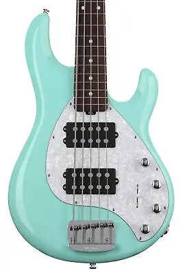 Ernie Ball Music Man StingRay Special 5 HH Bass Guitar - Laguna Green With • $2899