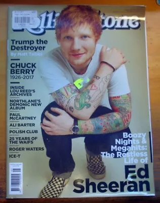 AUSTRALIAN ROLLING STONE Mag. May 2017. Ed Sheeran Lou Reed Chuck Berry Dylan • $13.99