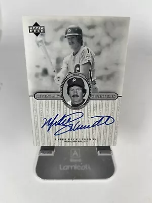 MIKE SCHMIDT 2001 UD UPPER DECK LEGENDARY SIGNATURES ON CARD AUTOGRAPH Phillies • $89.99