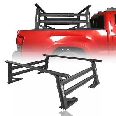 T-Slot Attachments Bed Ladder Cargo Rack Universal Pickup Truck Heavy-duty Black • $884.59