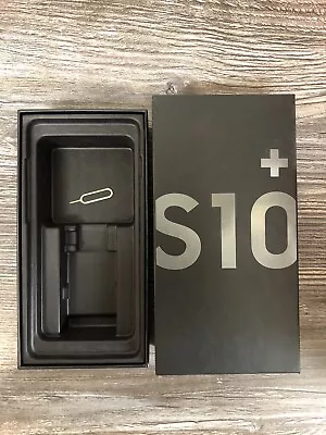 Used Samsung Galaxy S10+ EU Empty Box Genuine Prism Black 128GB • £9.49