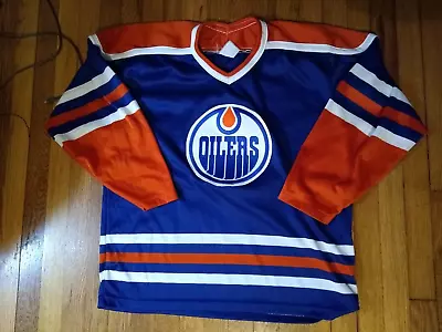 Edmonton Oilers Adult Large Ccm  Jersey Mens Embroidered • $24.99