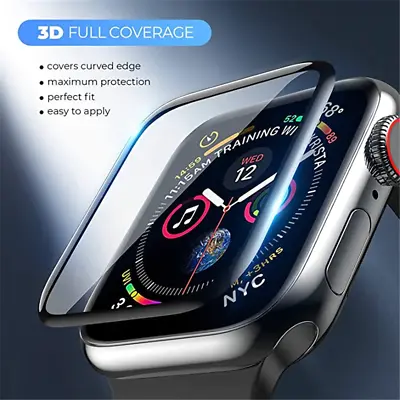 $4.95 • Buy For Apple Watch IWatch Series 7 6 5 4 3 40/44mm Tempered Glass Screen Protector