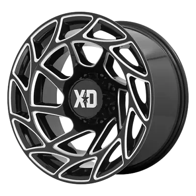 1 20 Inch Black Milled Wheel Rim XD Onslaught XD860 8x6.5 Lug Chevy GMC Dodge • $475