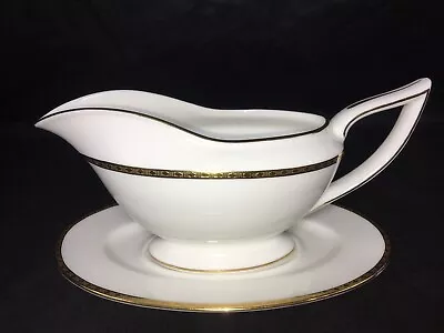 Minton H5183 Golden Heritage GRAVY BOAT W/ Liner Underplate Saucer Bone China • $36.94