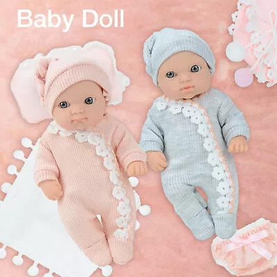 Reborn Doll Reborn Baby Full Body Boy Kid Gift 3D Newborn Dolls Toy Figure 8.2in • $44.67