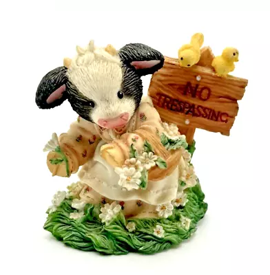 Mary's Moo Moos  Forgive Us Our Trespasses  1998 Enesco CUTE Farm Decor Handmade • $12.95