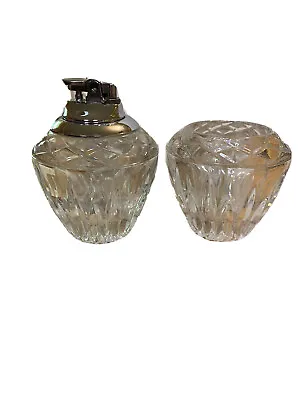 Vintage Princess House Highlights Crystal Table Lighter Candlelite Vase • $22