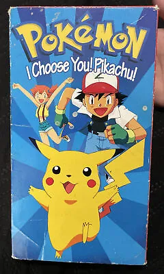 Vintage 1998 Pokemon Volume 1 “I Choose You Pikachu” VHS Complete With Box • $8