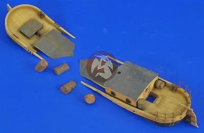 Verlinden 1/35 Sunken Small River Barge (Flat-bottomed Boat) [Resin Model] 2470 • $67.96