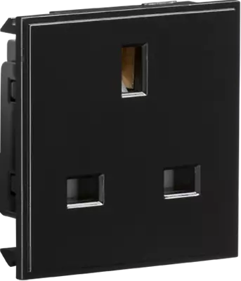£7.89 • Buy Knightbridge Euro Module Black Nickel Data Hdmi Tv Sat Cat5 Cat6 Usb Media