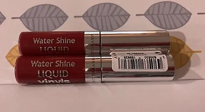 2 MAYBELLINE Water Shine Liquid Vinyls/Lip Gloss In No.306 Red Hot. • £3.99