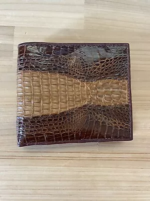 Vintage Crocodile Skin Wallet Men’s Billfold • $15