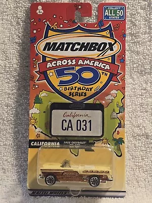 Matchbox Across America 50th Birthday Series California 1955 Bel Air • $8.99