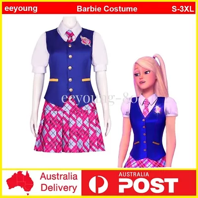 Barbie Princess Charm School Delancey Halloween Fancy Dress Suit Party Outfits • $40.99