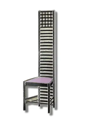£53.74 • Buy Vintage ACME Studio CHARLES RENNIE MACKINTOSH “Hill House Chair Pink  Brooch NEW