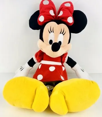 Disney Parks Minnie Mouse (Red Polka Dot) 18  Plush Toy / Stuffed Animal • $19.99