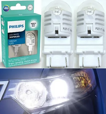 Philips Ultinon LED Light 4114 White 6000K Two Bulbs DRL Daytime Replacement Fit • $25.65