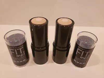 Maybelline~Lot Of 2 Fit Me Shine Free + Balance Foundation Stick~#120 Porcelain~ • $14.99