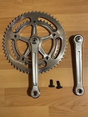 $114.99 • Buy Vintage 1980 Campagnolo 1049 Nuovo Record 172.5 Crankset Double 55 / 42 Eroica