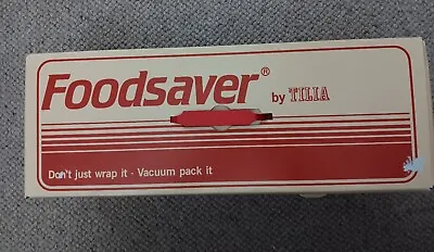 Foodsaver By Tilia Food Vacuum Sealer Machine Vintage (Made In Italy) Open Box • $69.99