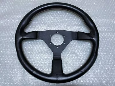 Tomei Leather Steering Wheel 350mm Skyline GT-R R30 R31 R32 BNR32 Silvia JDM • $399.99