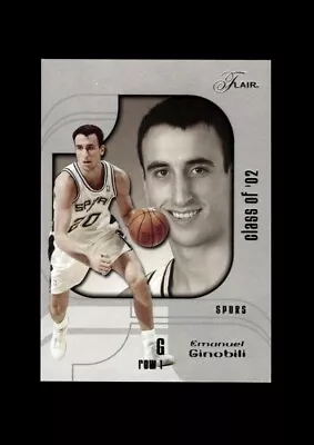 2002-03 Flair Row 1: #119 Manu Ginobili /150 NM-MT OR BETTER *GMCARDS* • $21