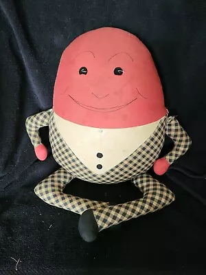 Vintage Berea College Kentucky Cloth Humpty Dumpty Stuffed Doll You 17  • $65