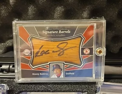 2004 Sweet Spot Signatures Bat Barrel #SS-MR Manny Ramirez Red Sox Auto • $89.99