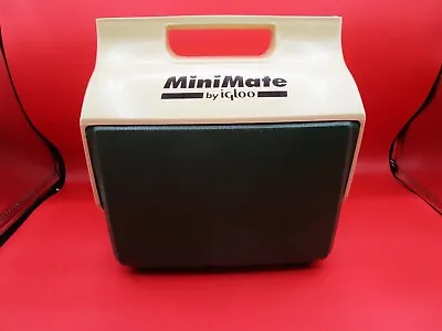Vintage Igloo Mini Mate Cooler Green And Beige USA • $15