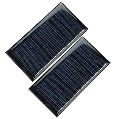 US Solar Charger Module Solar Panel Durable 0.5W 5.5V 2Pcs For Home Lighting DIY • $7.09